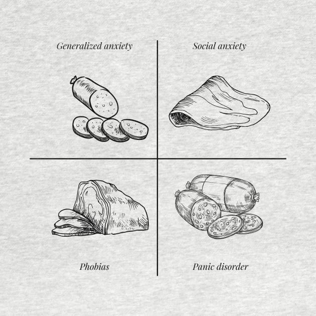 A charcuterie platter of anxiety disorders by Maintenance Phase